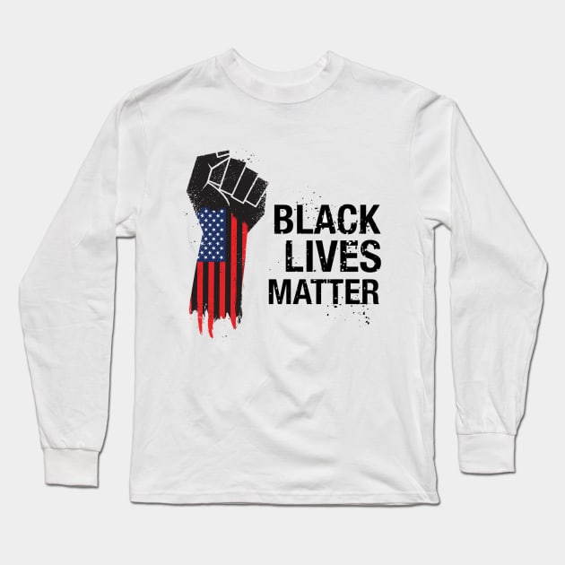 Black Lives Matter Long Sleeve T-Shirt by Design Storey